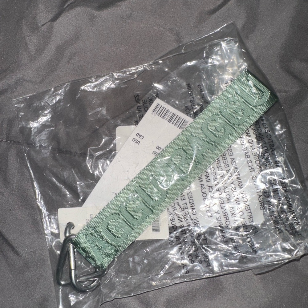 BAGGU x Urban Outfitters seafoam green key leash - Picture 3 of 3